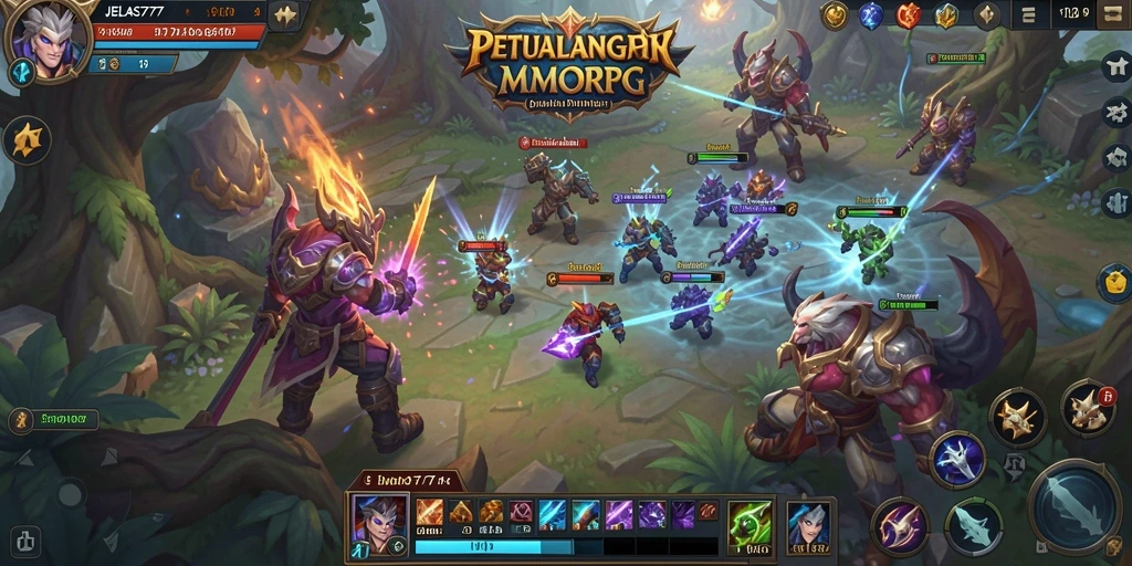 Tampilan gameplay seru dan menantang di JELAS777.