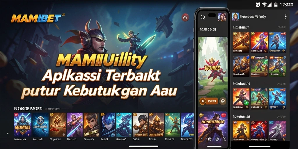 Tampilan utama MAMIBET yang intuitif dan menarik.