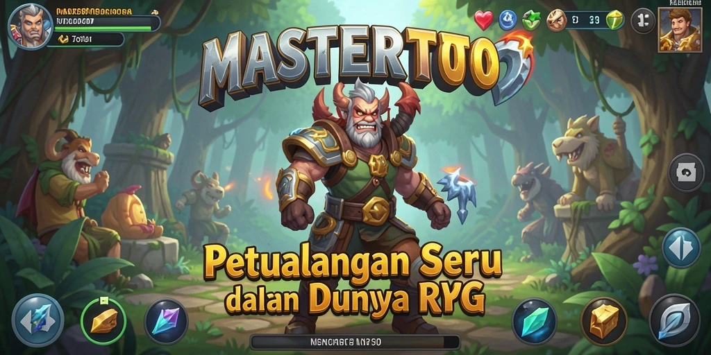 Tampilan gameplay RPG yang seru dan mendebarkan di MASTERTOTO.