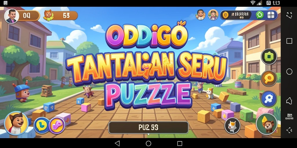 Gameplay ODDIGO yang menantang dan menarik di layar.
