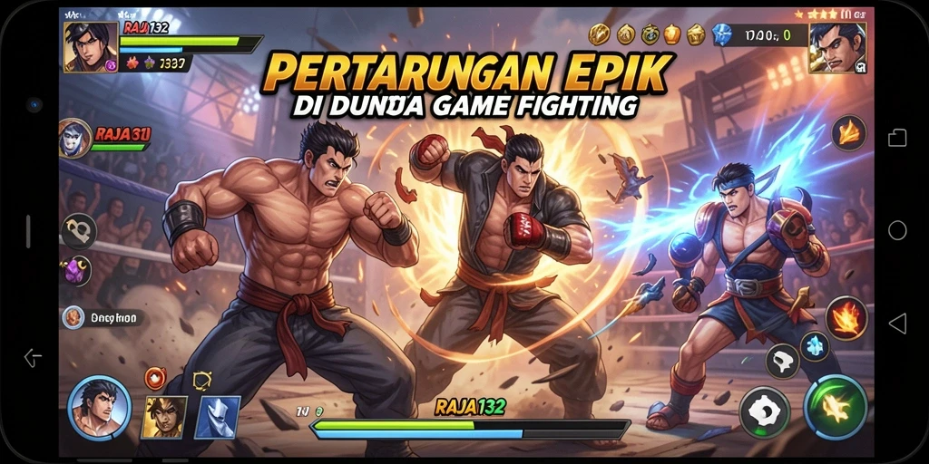 Gameplay mendebarkan dalam pertarungan Fighting RAJA132 yang penuh aksi.
