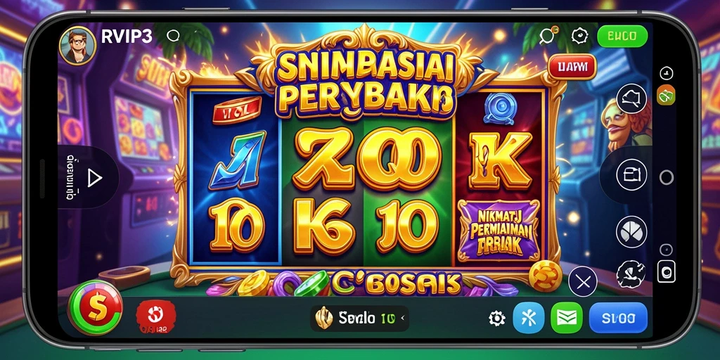 Tangkapan layar gameplay RVIP3 yang menggembirakan dan penuh warna.