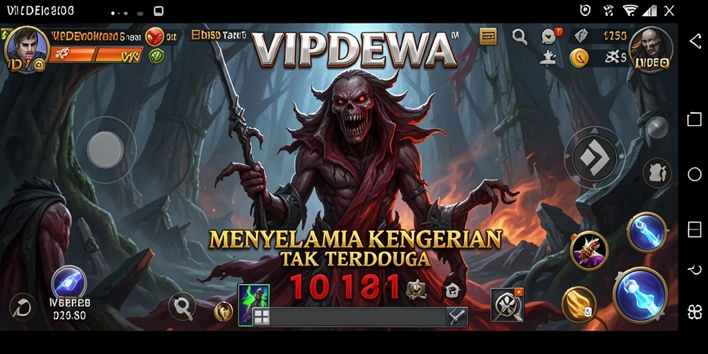 Tampilan gameplay <strong>VIPDEWA</strong> yang menegangkan dan penuh ketegangan.